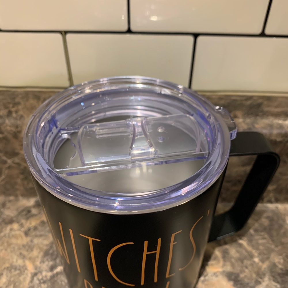Rae Dunn Halloween Stainless steel black mug - Picture 2 of 4